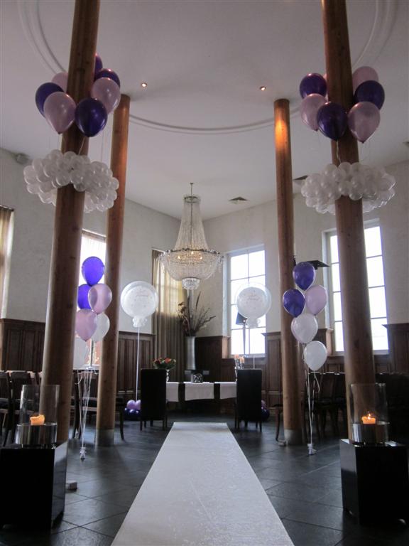 De Ballonnenkoning-Koetshuis-Rotterdam-ballonnen-helium-paars-lavendel-wit