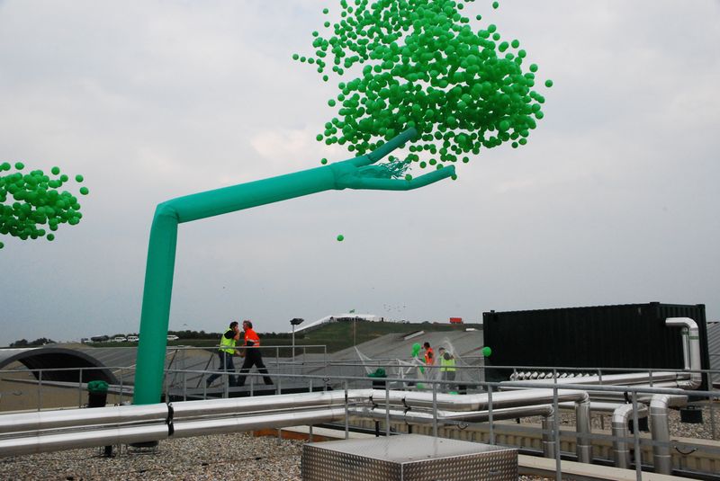De Ballonnenkoning - ballonnen oplaten - groen oplaten