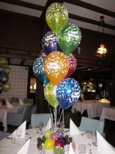 De Ballonnenkoning - happy birthday - bedrukte ballonnen diverse kleuren