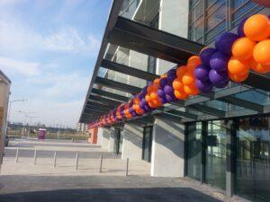 De Ballonnenkoning - ballonslinger - oranje paars