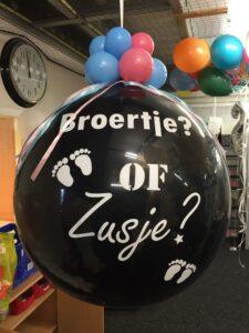 De Ballonnenkoning – Gender Reveal Balloon – broertje of zusje? De Ballonnenkoning - Gender Reveal Balloon - broertje of zusje?