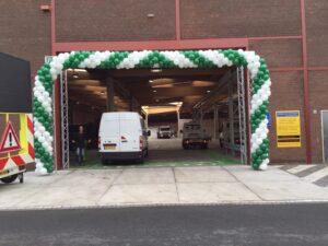 De Ballonnenkoning - ballonslinger - groen wit