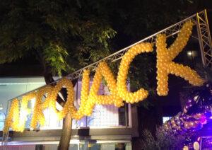 De ballonnenkoning - ballon letters - afrojack - goud