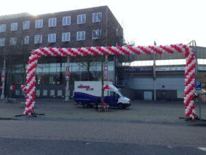 De Ballonnenkoning - ballonslinger - rood wit - sparta