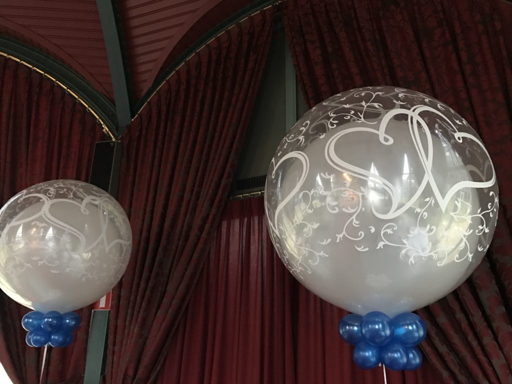 De Ballonnenkoning, Zalmhuis-Trouwopstelling-Orangerie-ballonnen