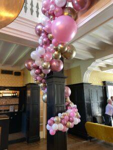 De Ballonnenkoning – Organische ballonslinger Roze en Goud De Ballonnenkoning – Organische ballonslinger Roze en Goud