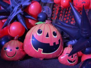 Halloween pompoenen