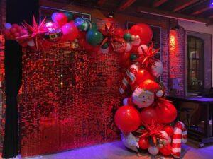 De Ballonnenkoning – Shimmerwall Rood Kerstman De Ballonnenkoning – Shimmerwall Rood Kerstman