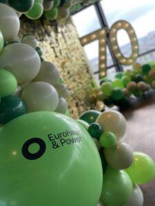 De Ballonnenkoning – Shimmerwall Goud Led Lichtletters 70 jaar jubileum Ballon met bedrukking bij zakelijk event Euromast Rotterdam Staand De Ballonnenkoning – Shimmerwall Goud Led Lichtletters 70 jaar jubileum Ballon met bedrukking bij zakelijk event Euromast Rotterdam Staand