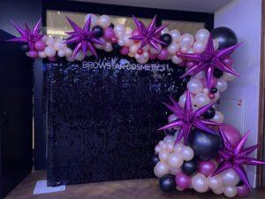 De Ballonnenkoning – Shimmerwall stars paars De Ballonnenkoning – Shimmerwall stars paars