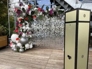 De Ballonnenkoning – Shimmer zilver bloemen De Ballonnenkoning – Shimmer zilver bloemen