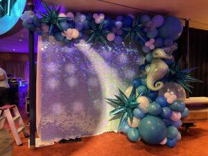 De Ballonnenkoning – Bedrijfsfeest Backdrop Shimmer thema under the sea De Ballonnenkoning – Bedrijfsfeest Backdrop Shimmer thema under the sea