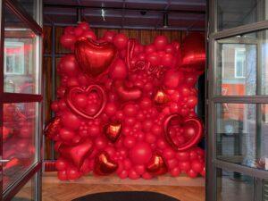 De Ballonnenkoning – Valentijnsdag – Backdrop harten De Ballonnenkoning – Valentijnsdag – Backdrop harten