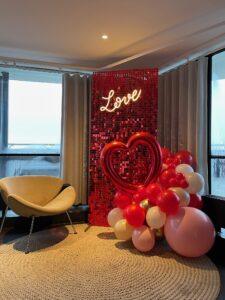 De Ballonnenkoning – Valentijnsdag – Backdrop love small hotel De Ballonnenkoning – Valentijnsdag – Backdrop love small hotel
