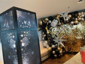 De Ballonnenkoning – Decoratie Fotoblokje Zwart, goud bling bling De Ballonnenkoning – Decoratie Fotoblokje Zwart, goud bling bling