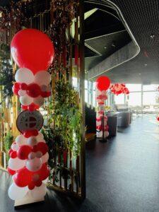De Ballonnenkoning – Celest decoratie WOW Danish Link ballonpilaar met bordje